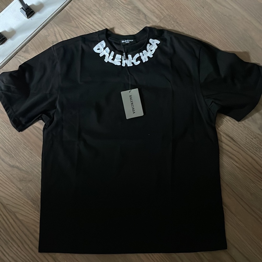 Balenciaga scribble logo t shirt